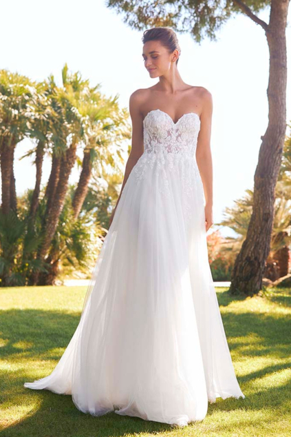 svatebni saty shayleen kolekce marchesa for pronovias tylova sukne krajkovy zivutek spadla raminka vystrih ve tvaru srdce 1 3