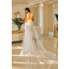 svatebni saty nikita kolekce pronovias mermaid krepove s krajkou kolem dekoltu odnimatelna vlecka 4