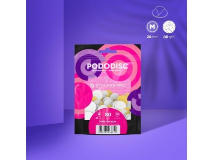 Bílé pilníky pro pedikúru Pododisc Staleks Pro M/80