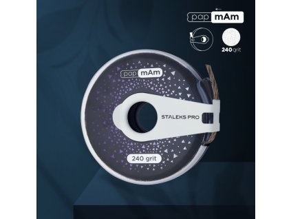 Modrá jednorázová brusná páska papmAm EXPERT DONUT- 240