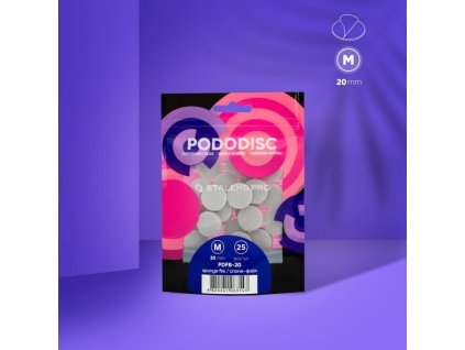 Jednorázové pilníky-houbičky na pedikúru Pododisc Staleks Pro M (25 ks)