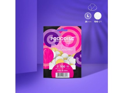 Bílé pilníky pro pedikúru Pododisc Staleks Pro L/100