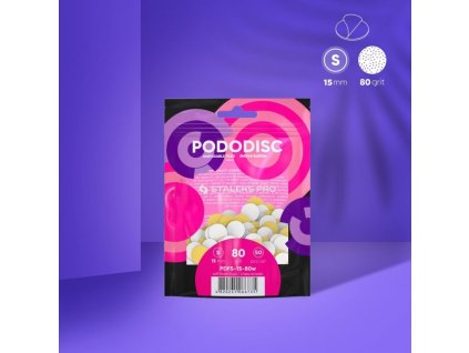 Bílé pilníky pro pedikúru Pododisc Staleks Pro S/80