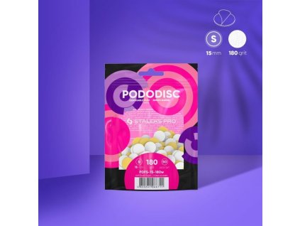 Bílé pilníky pro pedikúru Pododisc Staleks Pro S/180