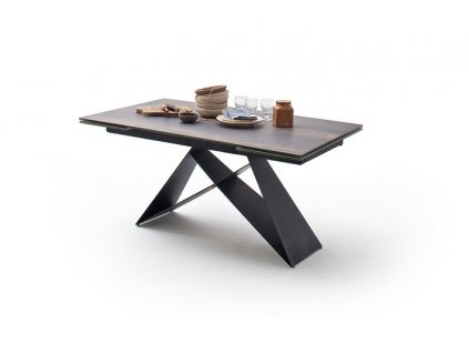 Jedálenský rozkladací stôl Kobe barrique - Glamour Design 1