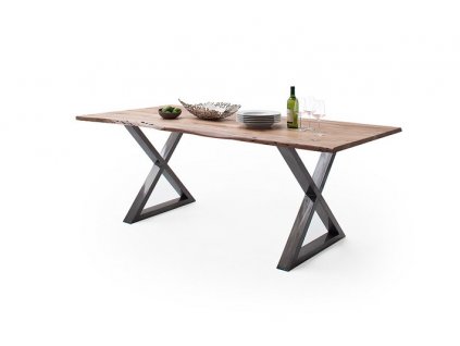 Jedálenský stôl Calabria podnož X antik - Glamour Design 3