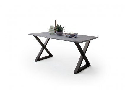Jedálenský stôl Calabria podnož X antracit - Glamour Design 1
