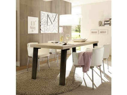 Jedálenský stôl PALMA - podnož antracyt (Rozmer 188x78x88 cm)