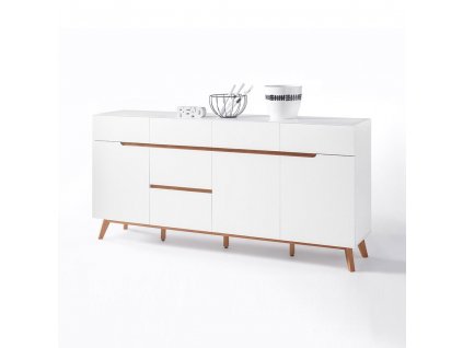 Komoda CERVO 6 zásuviek a 3 dvierka - Glamour Design 1