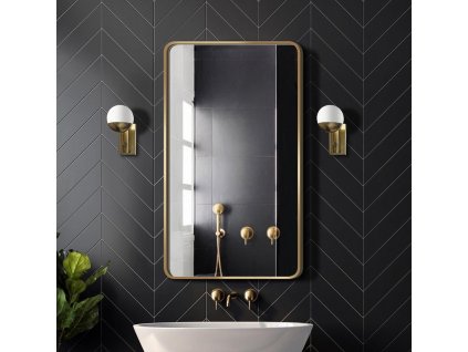 Zrkadlo Billet Gold - Glamour Design 5