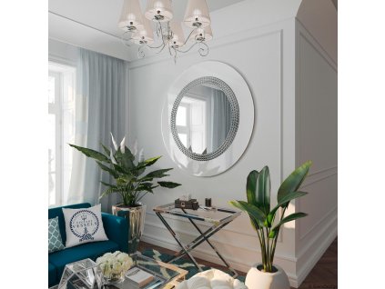 Zrkadlo Elegance white - Glamour Design 1
