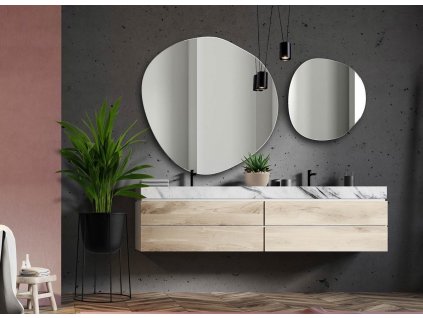 Zrkadlo Lapis Opti white - Glamour Design 1