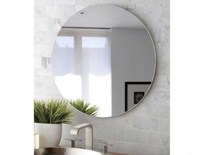 Zrkadlo Round Opti white - Glamour Design 1