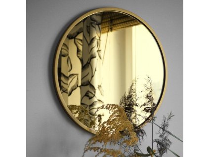 Zrkadlo Scandi Mono gold - Glamour Design 4