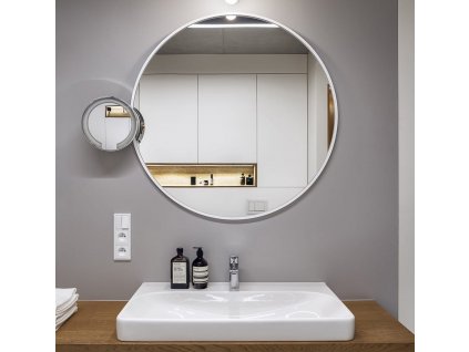 Zrkadlo Scandi slim white - Glamour Design 1