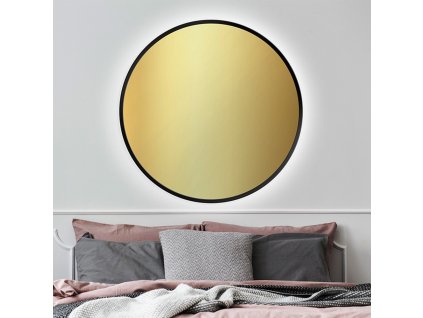 Nordic Black LED - gold glass (Veľkosť 120 cm)