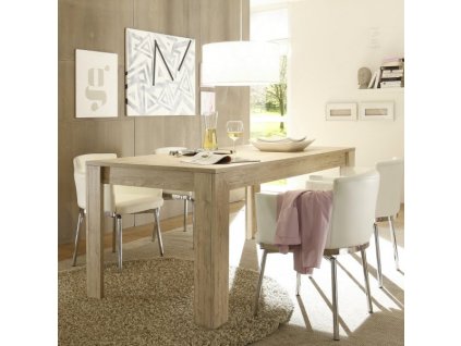 Jídelní stůl PALMA - podnož dub - Hneda