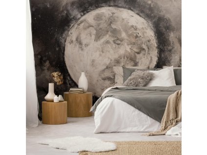 Notte (Funkcia Vinyl on textured non-woven fabric concrete)