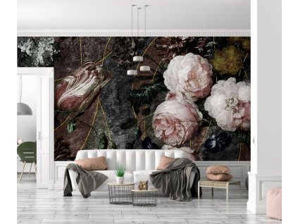 Charme Requiem (Funkcia Vinyl on textured non-woven fabric concrete)