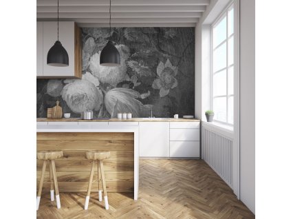 Boudoir Grey (Funkcia Vinyl on textured non-woven fabric brush)