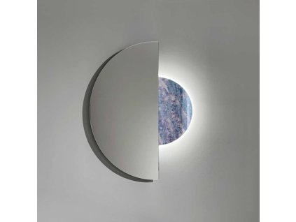 Osvětlené zrcadlo Luna se starožitnou zrcadlovou dekorací. GieraDesign