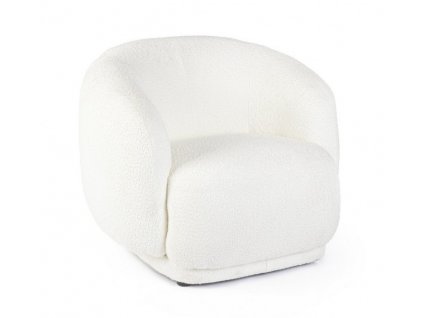18633 kreslo tecla biela boucle