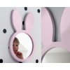 Zrkadlo Bunny - Glamour Design 3