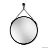 Zrkadlo Scandi Belt black (Veľkosť Ø 90 cm)