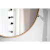 Zrkadlo Scandi slim gold - Glamour Design 3