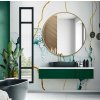 Zrkadlo Scandi slim gold - Glamour Design 5
