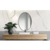 Zrkadlo Scandi slim owal black - Glamour Design 3