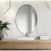 Zrkadlo Scandi slim owal gold - Glamour Design 1