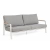 Dvoumístná pohovka Bizzotto Jalisco - 192 cm s bielym rámom - Glamour Design 3