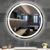 Zrcadlo do kúpelne s LED - Adre LED - Čira - Kulaté- 4