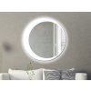 Zrcadlo do kúpelne s LED - Moony White LED - b%C3%ADla - Kulaté- 2