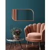 Moderné zrcadlo - Mabex Copper - Medena - Atypické- 3