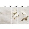 Ivory Tsuru (Funkcia Vinyl on textured non-woven fabric linen)