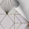 Fan GOLD (Funkcia Vinyl on textured non-woven fabric concrete)