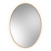 Zrcadlo Scandi Slim Owal Copper LED