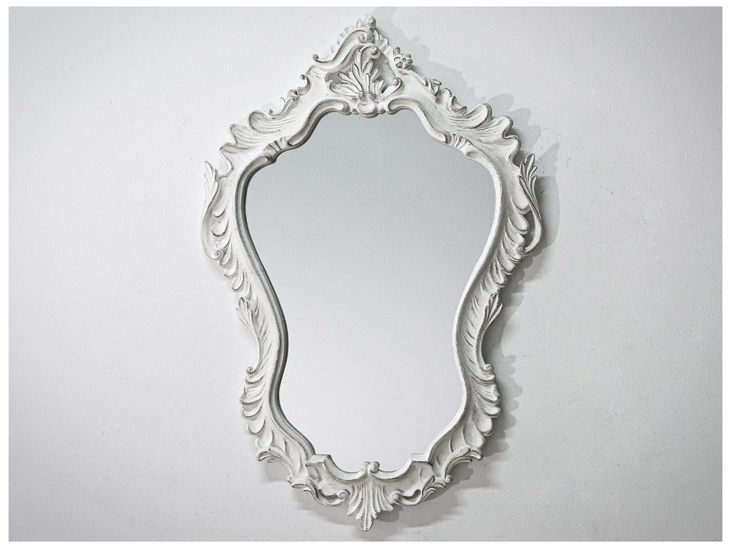 Zrkadlo Mirielle P 60 x 90 cm - Biela - Atypické