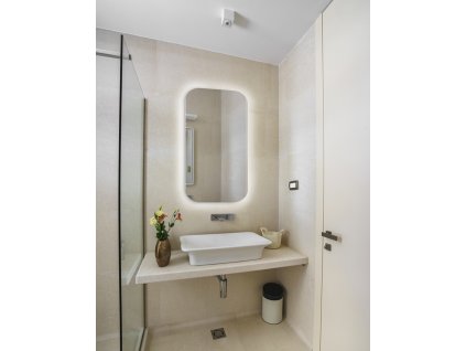 Zrkadlo do kúpelne s LED - Puro Mirel LED - Číra - Oválne