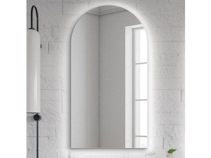 Zrkadlo do kúpelne s LED - Puro LED Portos - Číra - Atypické