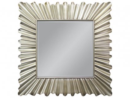 Zrkadlo Rai S 98 x 98 cm - Strieborná - Štvorcové