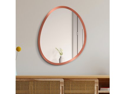 Moderné zrkadlo - Valiant Copper - Medená - Atypické