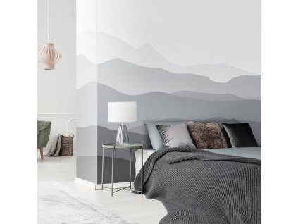 Mountains (Funkcia Vinyl on textured non-woven fabric brush)