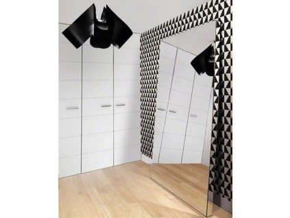 Zrkadlo Silver Block Opti white - Číra - Obdĺžnikové
