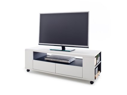 TV stolík Chelsea - Biela;Antracit