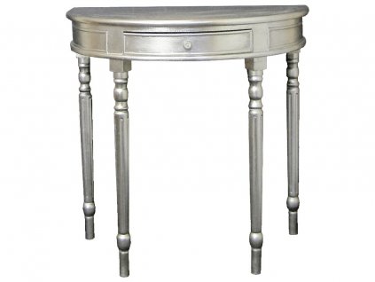 Konzolový stolík Florencia S 80 cm - Strieborná