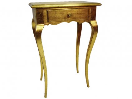 Konzolový stolík Livorno G 51 cm - Zlatá