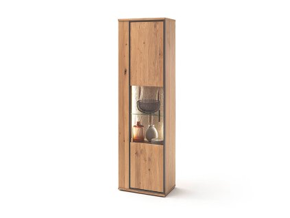 Vitrína CAMPINAS - Antracit;Hnedá